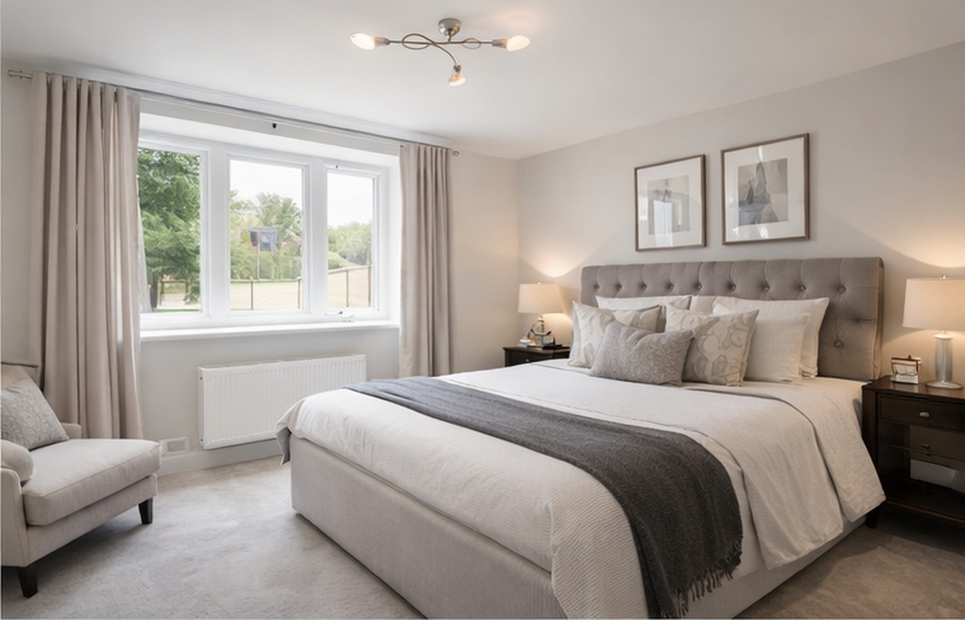 Interior finish example